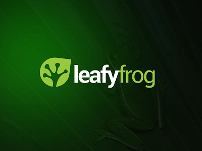 Leafyfrog clean design leaf leafyfrog minimal simple