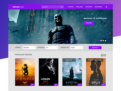 Movie WebUI film movie user interface web