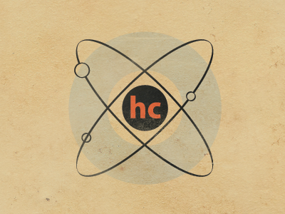 Hardly Code Atom Logo atom atomic brown logo texture