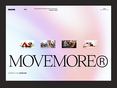 MOVE•MORE clothing couture ecommerce experience fashion hip interface shop street style trendy