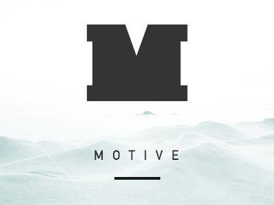 Motive Identity brand clothing identity logo