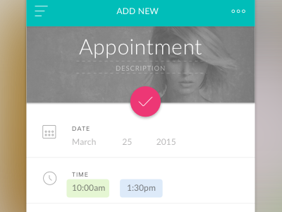 Appt. Scheduler Screen