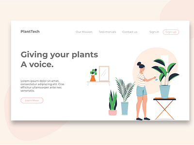 Daily UI Challenge Day 3: Landing page