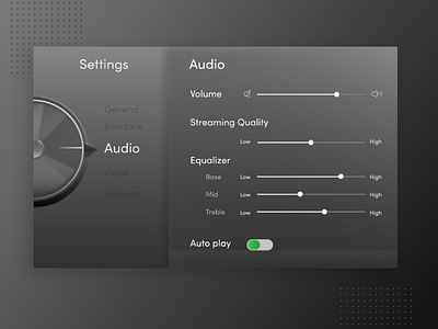 Daily Ui Challenge Day 7:  Settings