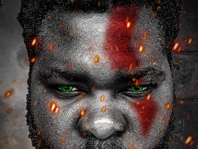 George of war dark mode manipulate manipulation photography photoshop