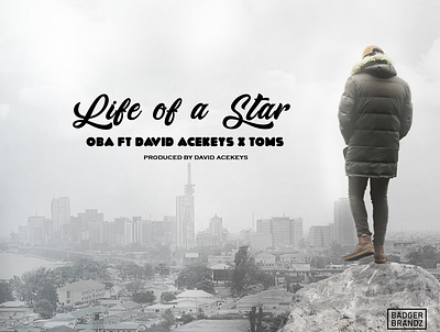 COVER ART for Life of a Star branding coverart dark mode manipulate manipulation photoshop