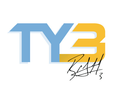 Logo concept for Ty Lawson basketball blue gold identity logo nuggets