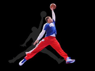 Air Griffin clippers basketball jordan nike air dunk symmetry old school