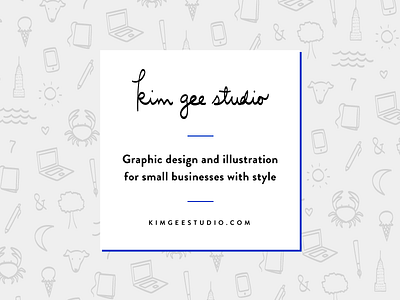 introducing kim gee studio!