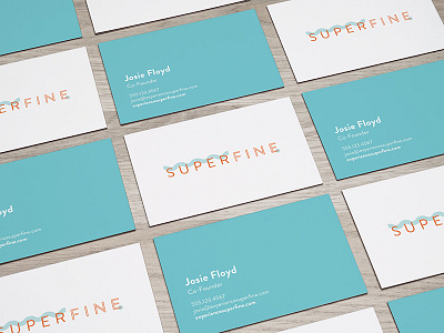 Superfine brand identity brand business card design graphic design identity logo stationery superfine