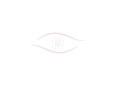 Sue Blythe Photography branding design eye icon iris logo mark photographer pink sb symbol