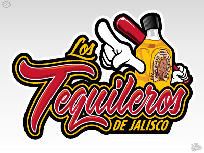 Los Tequileros II adobe illustrator baseball jp nunez jpsgrfx logo mascot softball tequila vector