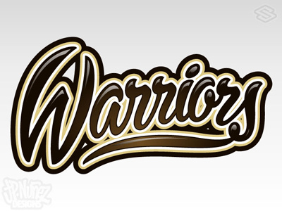 Warriors 2 designs jp logo nunez script text vector warriors
