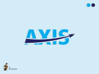 AXIS - Rocket logo design