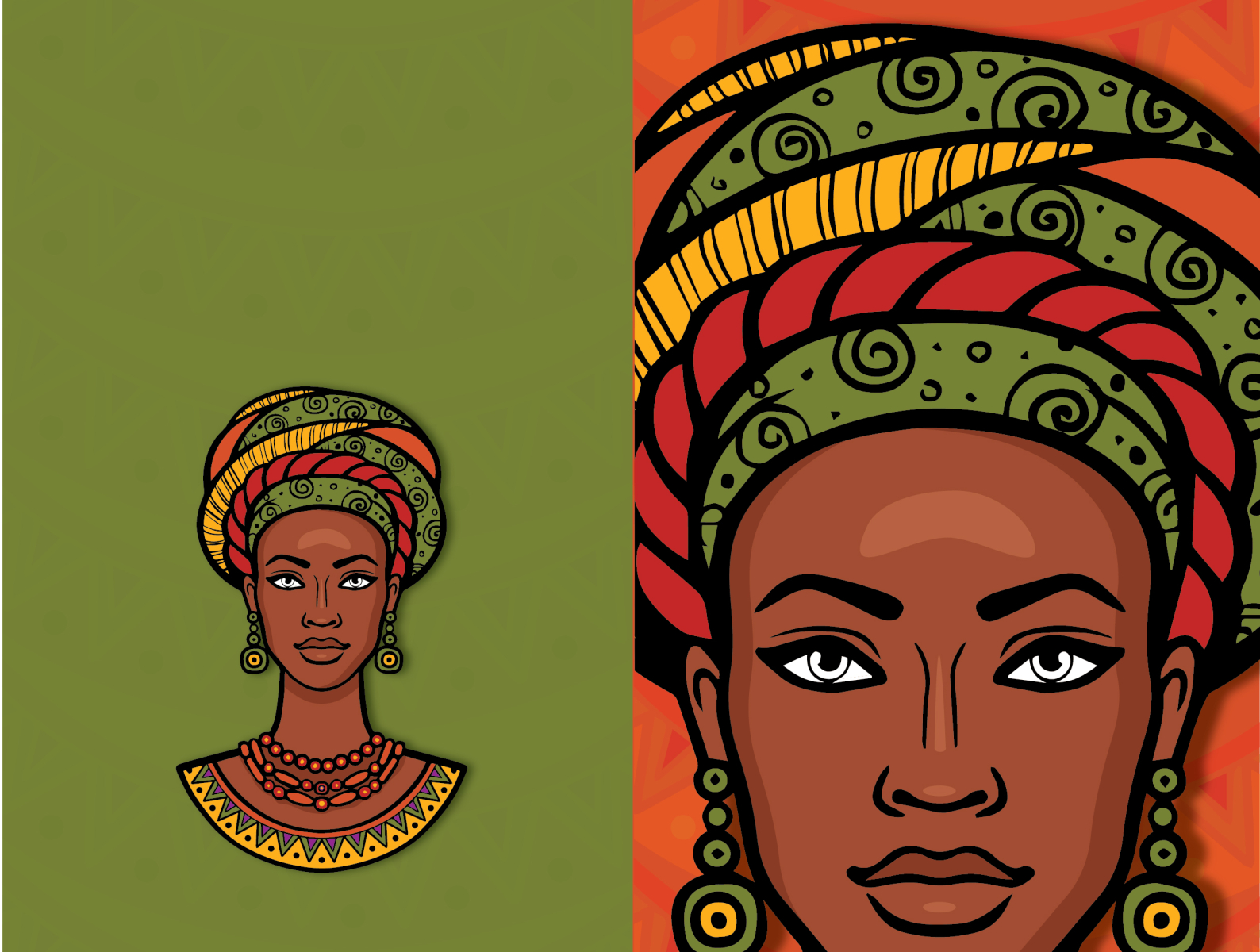 African Kitenge by ladislaus kavishe on Dribbble