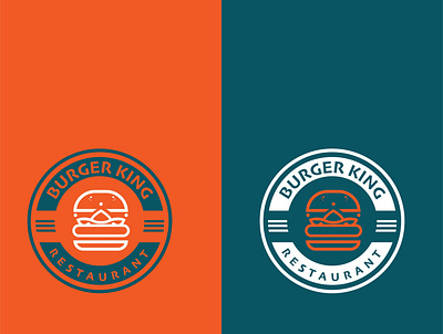 burger king design logo