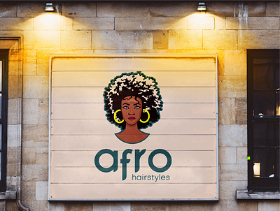 Afro branding design