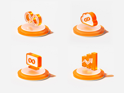 3D icons design