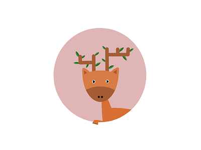 Mr Deer! art artwork charachter design flat illustration illustrator vector