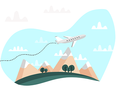 Travel art artwork design flat illustration illustrator