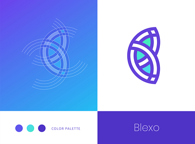 LOGO FOR B branding colorful design gradient icon illustraion logo typography ui vector