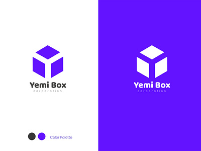 LOGO Geometry Y BOX color concept creative icon illustraion illustration logo typography ui web