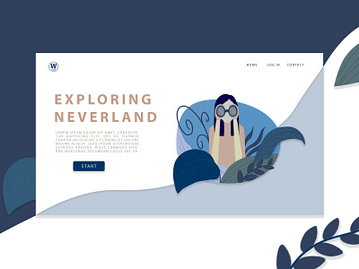 Exploring Neverland - design page