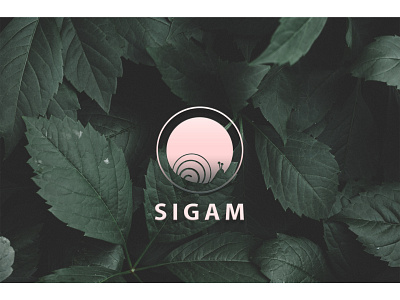 Sigam logo app branding creative creative design design flat graphic design icon illustraion logo logodesign logotype photoshop snail typography ui ux vector web