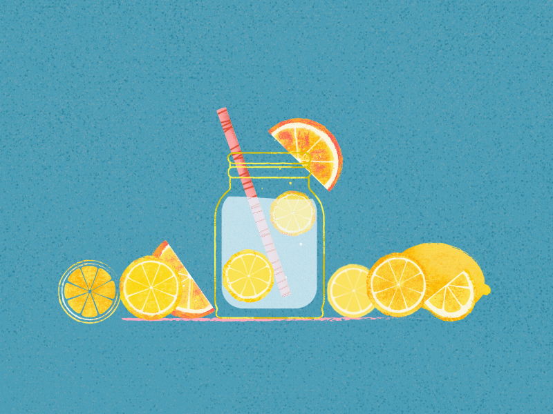 Lemonade adobe illustrator adobeaftereffects aftereffects animation cartoon gif lemonade motion
