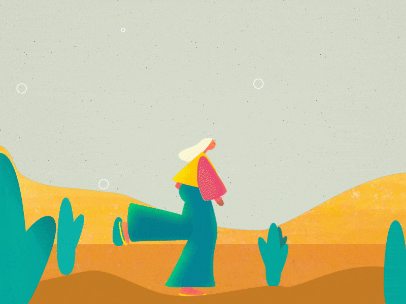 Once upon a time in Mexico Run cycle adobe illustrator adobeaftereffects aftereffects art cactus character desert fun gif girl motion runcycle