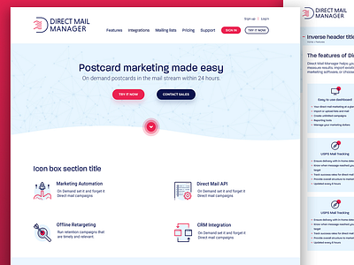 Direct Mail Manager re-design