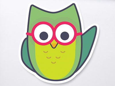 Hoot - mascot illustration for Springboard hoot owl springboard