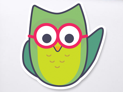 Hoot - mascot illustration for Springboard by Anders Hoff on Dribbble