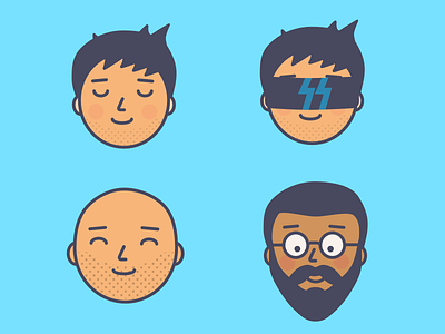 Face icons face illustration