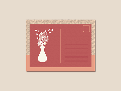 Post card ai design illustration vector