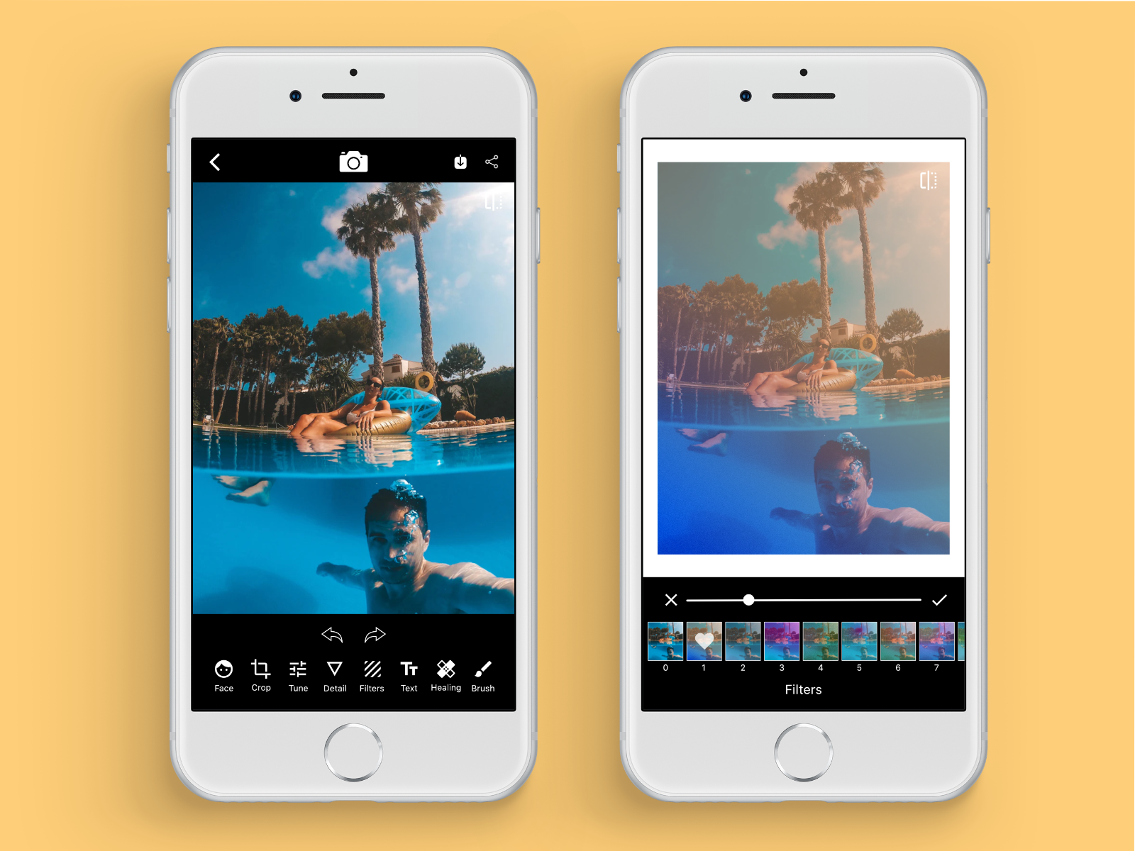 DailyUI007 Selfie settings by YA WANG on Dribbble