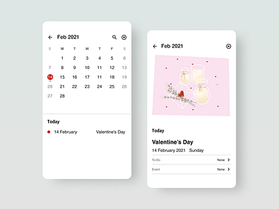 DailyUI038 Calendar