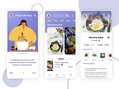 DailyUI040 Recipe dailyui040 design illustration recipe ui