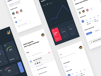 Daily UI Challenge 004/100 exercise meetings plan todo