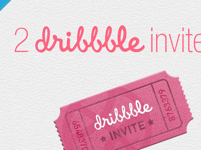 Who'd like one? :) dribbble invitations invites