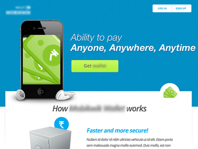 Easy mobile payments landing mobile