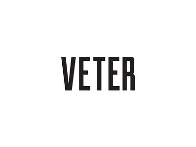 Veter branding logo minimalism photo studio typography vector veter