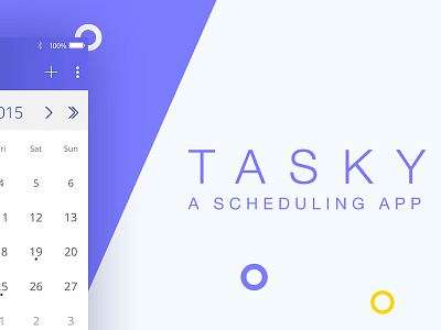 Tasky android calendar mobile app scheduling