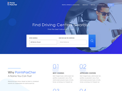 Driving Center Website