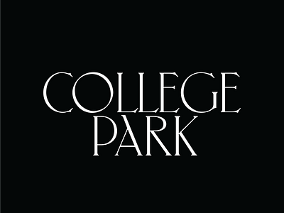 Redesign Logo | College Park Apartments branding design logo typography