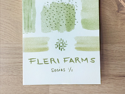 Fleri Farms - Printed brush farms haiti illustration pattern sketch