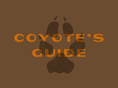Coyotes Guide II education illustration outdoor washington wilderness