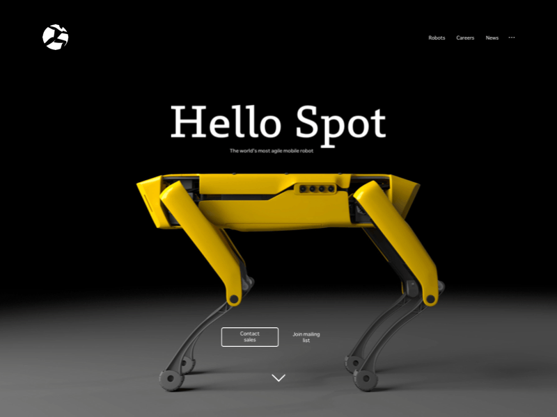 Hello Spot! DailyUI12 challenge contact dailyui dailyui12 design designs detailview landing microsite product shop spot webdesign