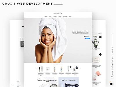 Mind Fulluxe design mobikasa shopify ui ui design ux