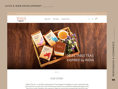 TATA Tea graphic design shopify ui user experience design